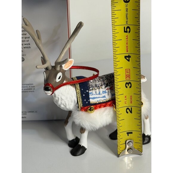 Hallmark Keepsake 2024 Father Christmas White Reindeer Christmas Ornament 5" - Picture 5 of 5